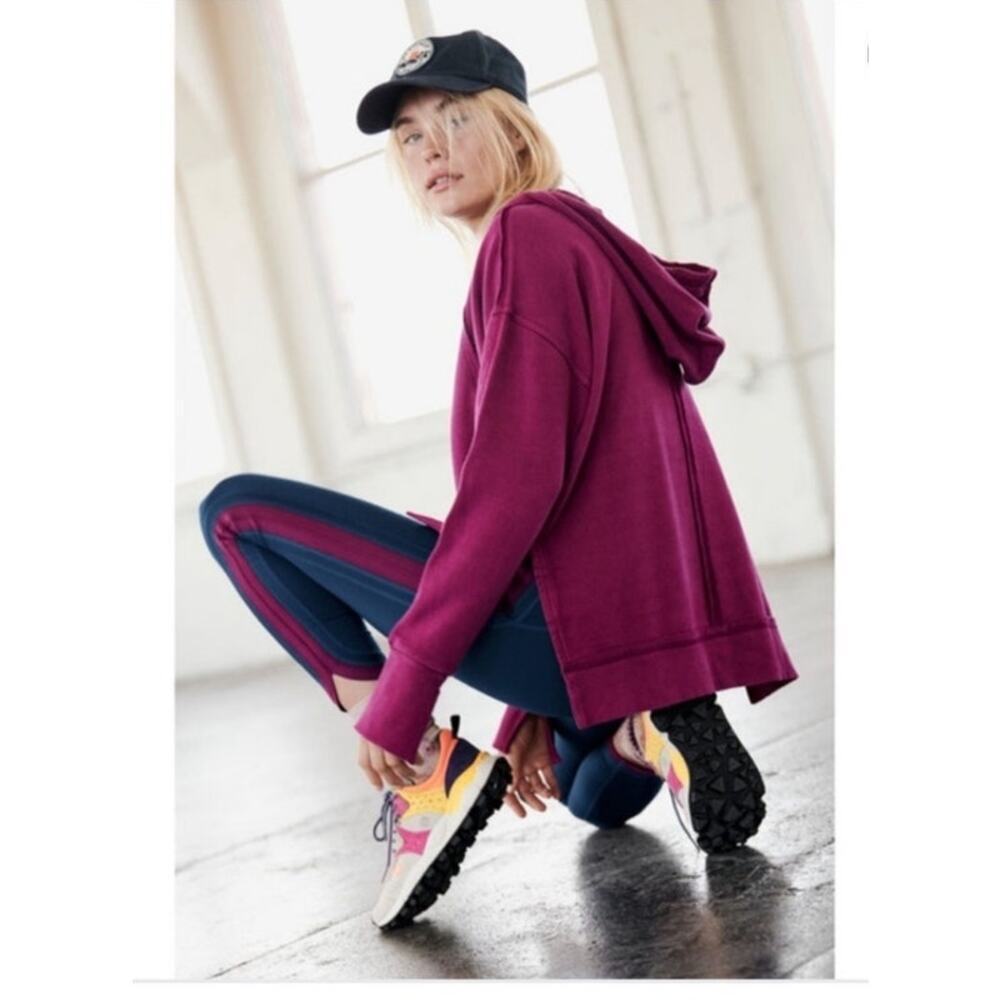 NWT Free People Movement Only One Zip Up Hoodie Size S Magenta Disco - Picture 14 of 14